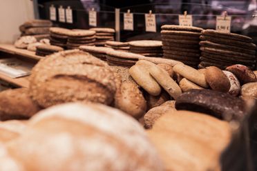 Pullapuoti Wileniuksessa on tarjolla laaja valikoima tuoreita leipiä